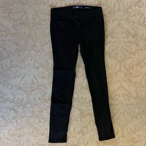 Hollister low-rise super skinny black jeans